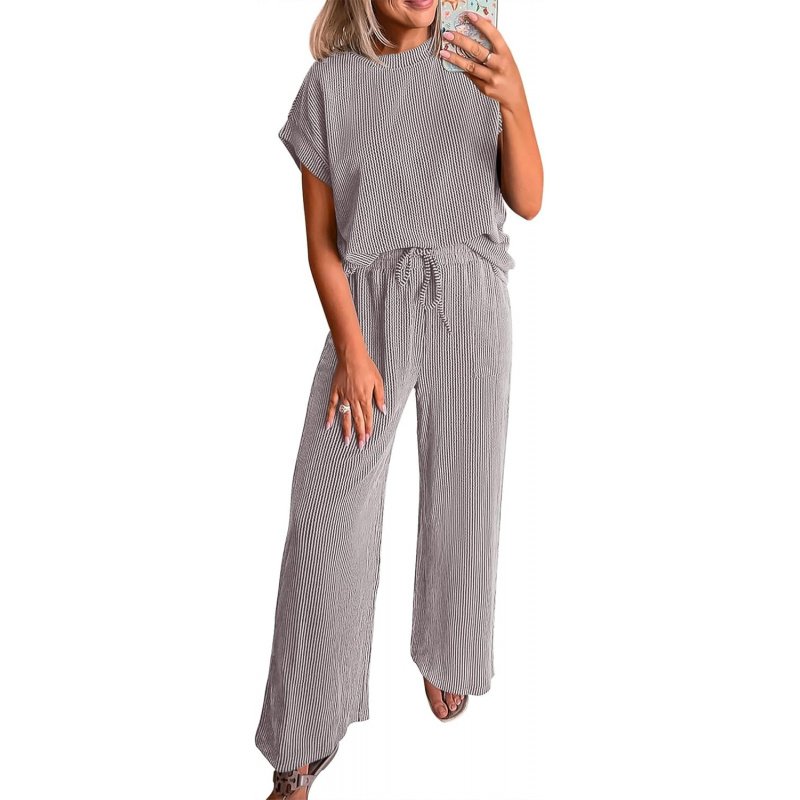 2 Piece Sets for Women Dressy Casual Ribbed Knit - Image 15