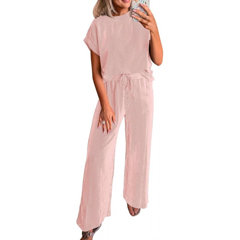 2 Piece Sets for Women Dressy Casual Ribbed Knit - Image 18