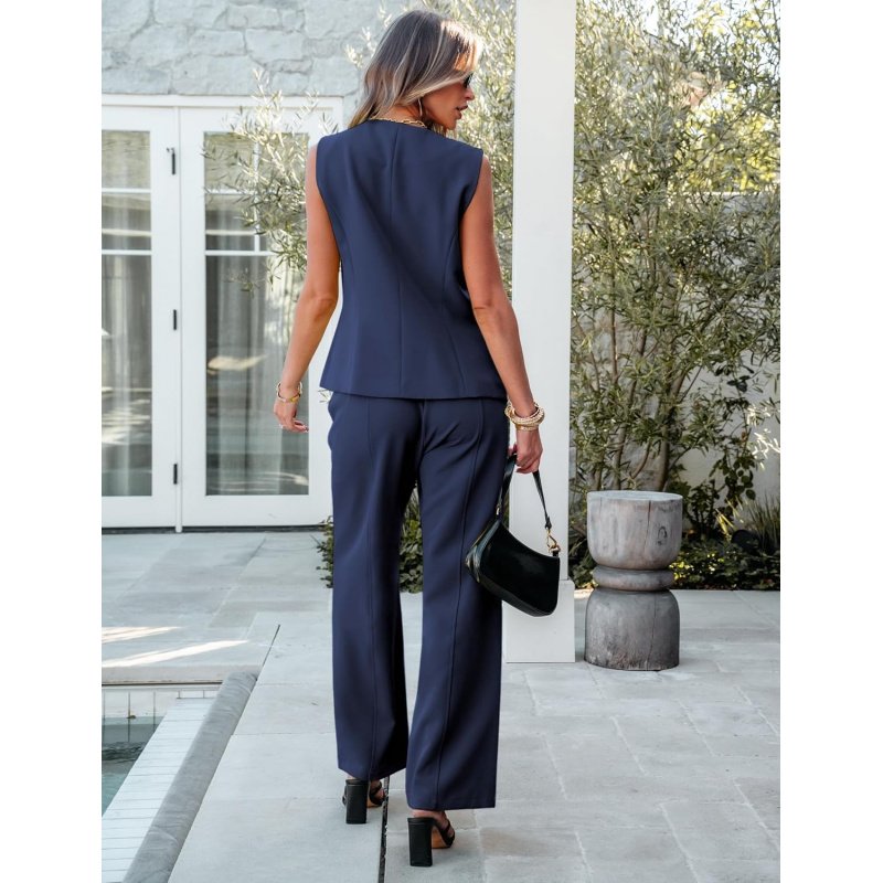 Vest Pants Suits for Women Dressy 2 Piece - Image 2