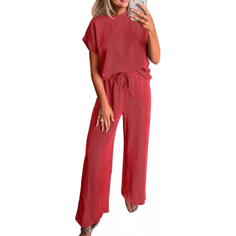 2 Piece Sets for Women Dressy Casual Ribbed Knit - Image 20