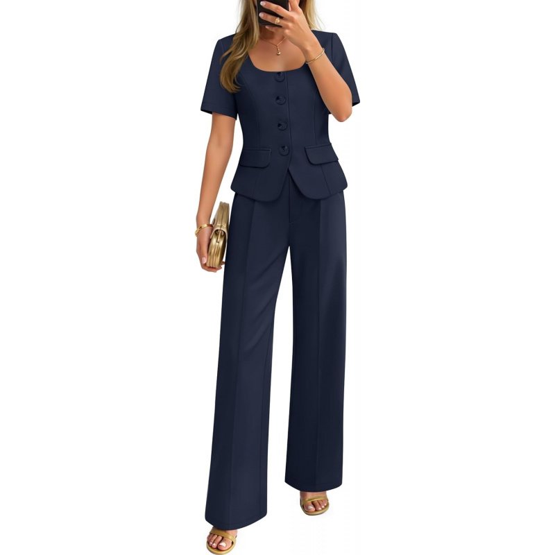 Women's Summer Two Pieces Suits Set 2026 Short - Image 15