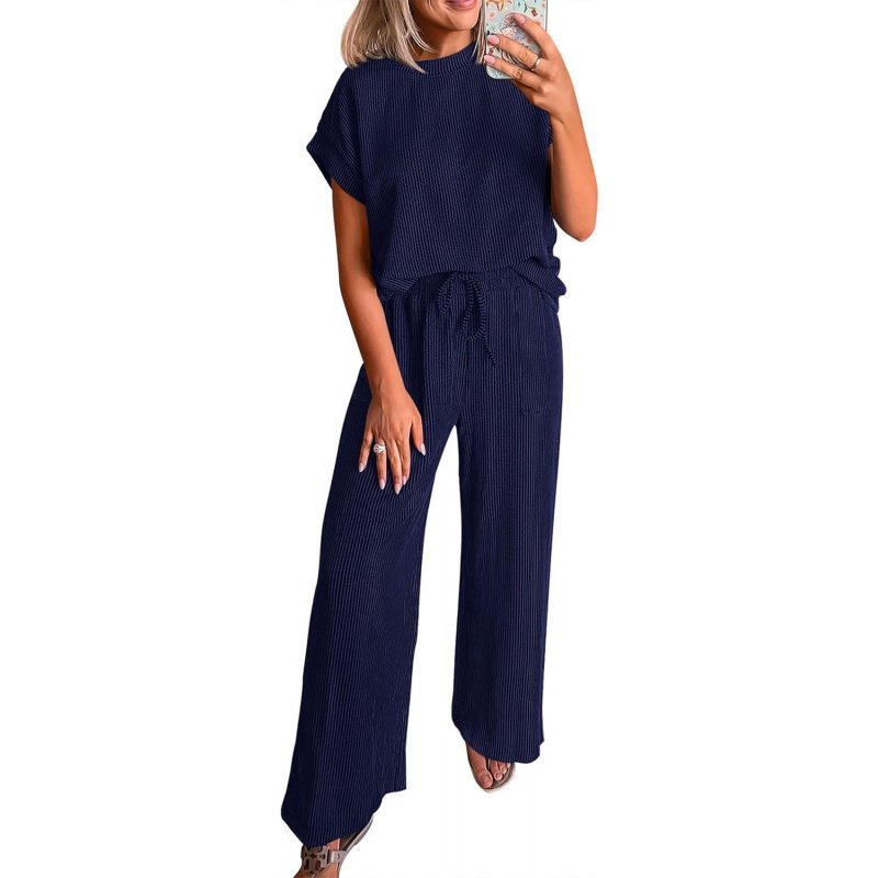 2 Piece Sets for Women Dressy Casual Ribbed Knit - Image 17