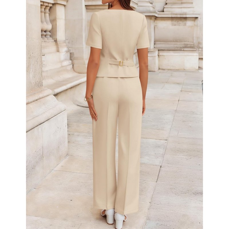 Women's Summer Two Pieces Suits Set 2026 Short - Image 5