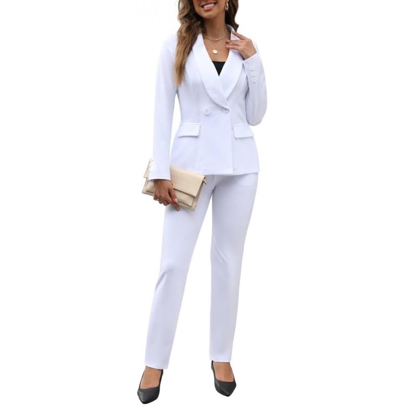 Women's Fall Business Pant Suit Long Sleeve Formal - Image 12