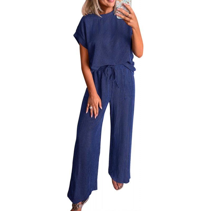 2 Piece Sets for Women Dressy Casual Ribbed Knit - Image 13