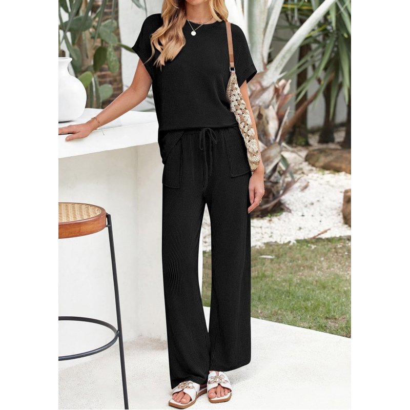 2 Piece Sets for Women Dressy Casual Ribbed Knit - Image 6