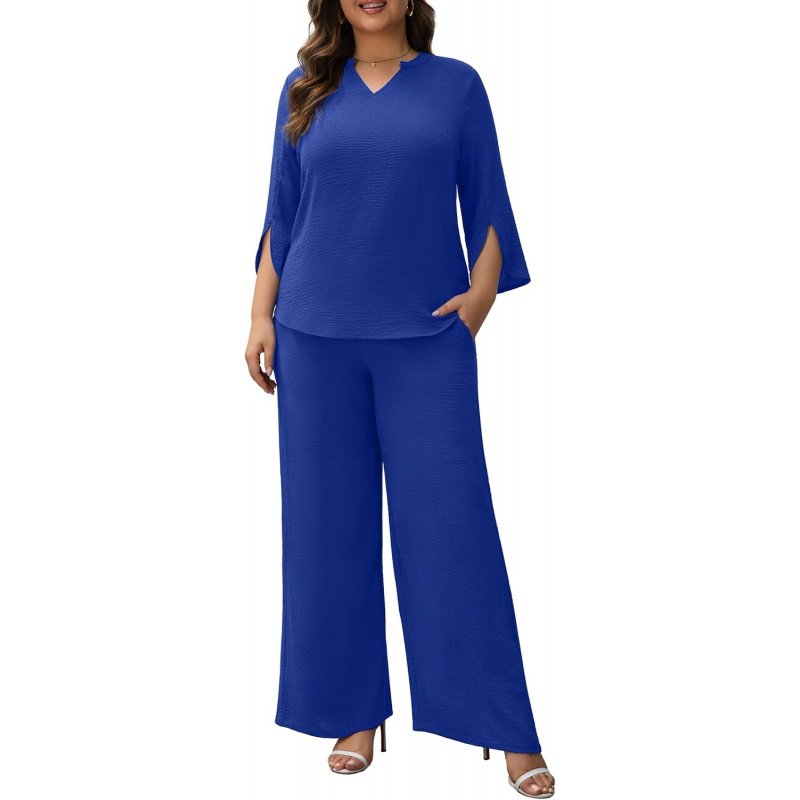 Pants Suits for Women Dressy Plus Size 2 Piece - Image 14