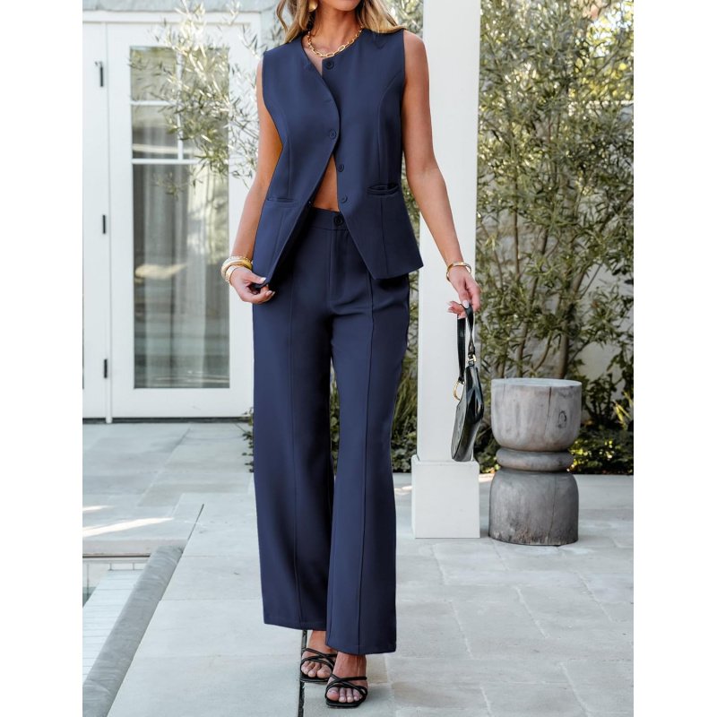 Vest Pants Suits for Women Dressy 2 Piece - Image 8
