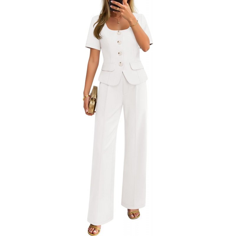 Women's Summer Two Pieces Suits Set 2026 Short - Image 16