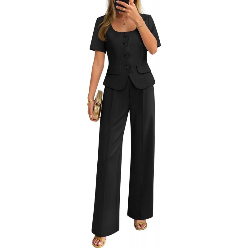Women's Summer Two Pieces Suits Set 2026 Short - Image 10