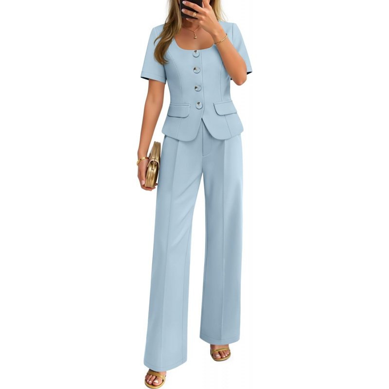 Women's Summer Two Pieces Suits Set 2026 Short - Image 14