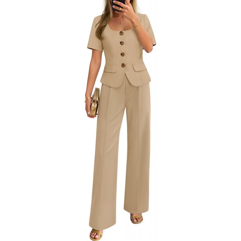 Women's Summer Two Pieces Suits Set 2026 Short - Image 13