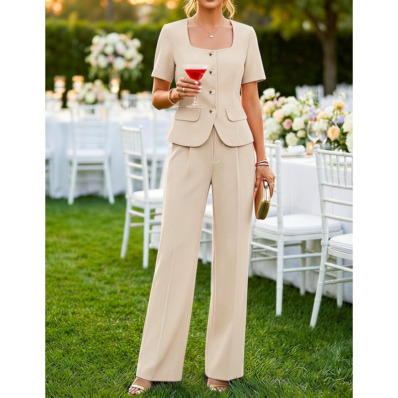 Women's Summer Two Pieces Suits Set 2026 Short - Image 8