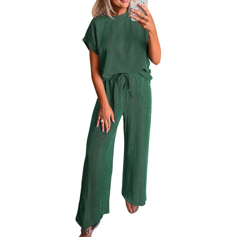 2 Piece Sets for Women Dressy Casual Ribbed Knit - Image 14