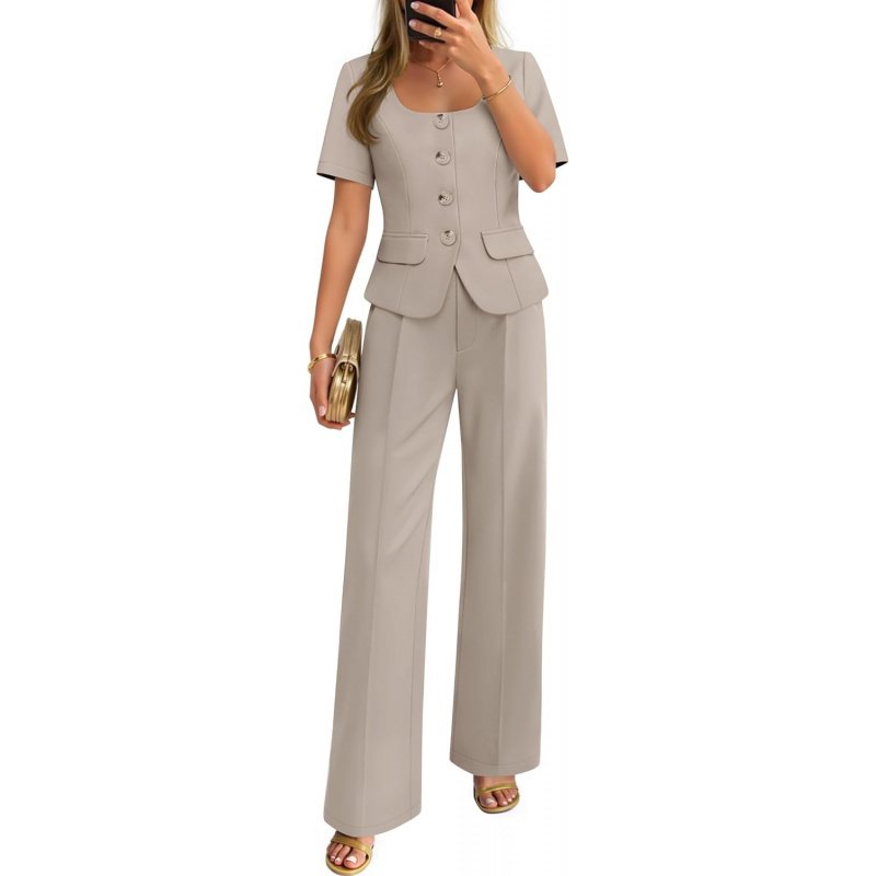 Women's Summer Two Pieces Suits Set 2026 Short - Image 12