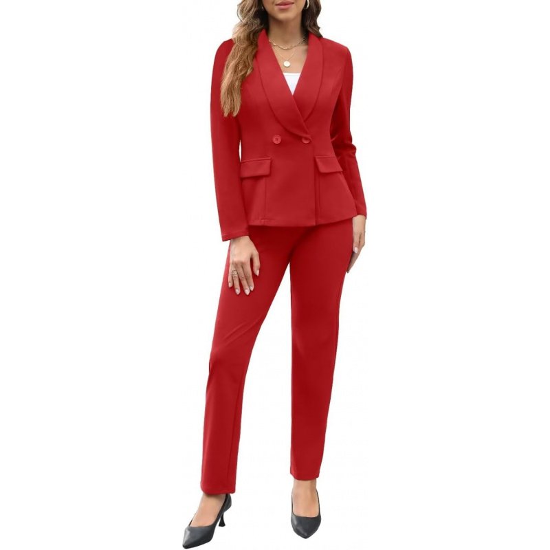 Women's Fall Business Pant Suit Long Sleeve Formal - Image 11