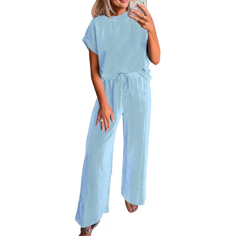 2 Piece Sets for Women Dressy Casual Ribbed Knit - Image 16