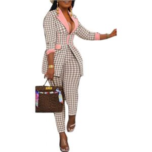 Women's Sexy 2 Pieces Denim Printed Zipper