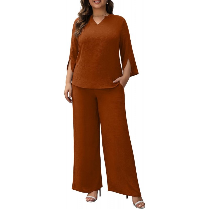 Pants Suits for Women Dressy Plus Size 2 Piece - Image 13