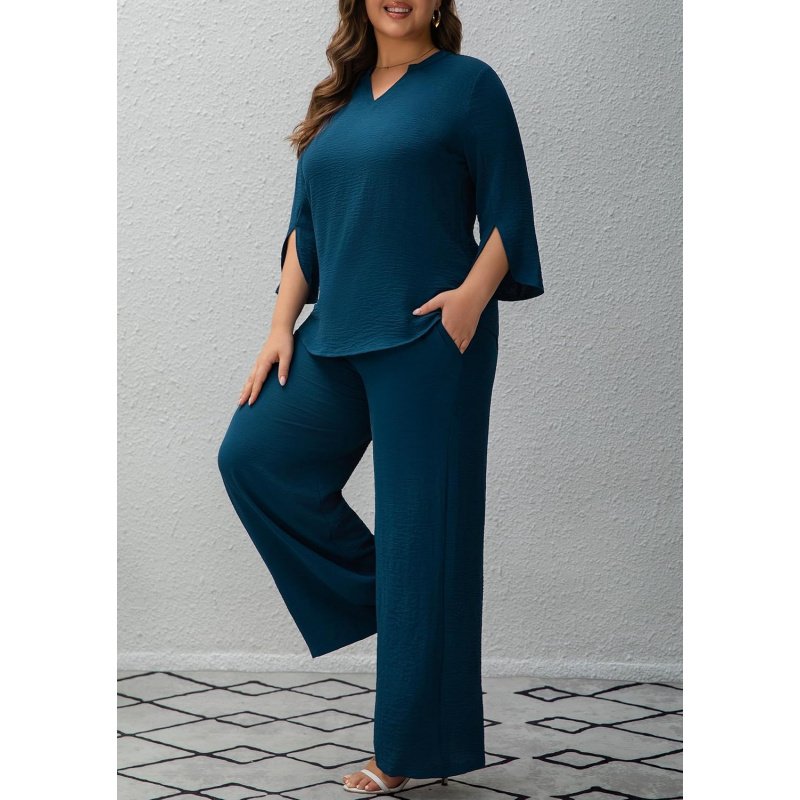 Pants Suits for Women Dressy Plus Size 2 Piece - Image 2